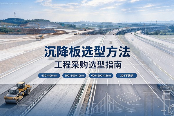 玄武沉降板选择方法