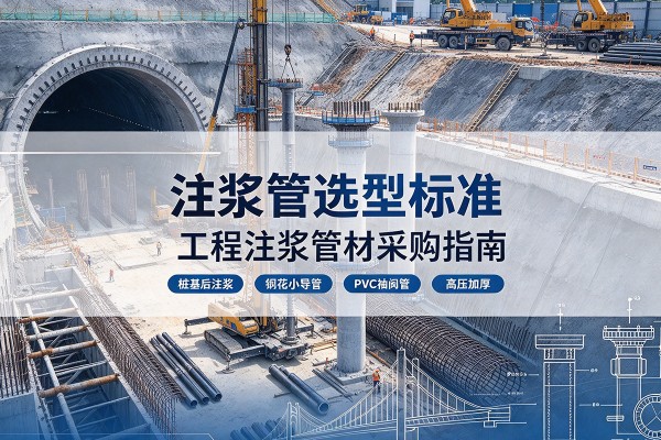 玄武注浆管选型标准