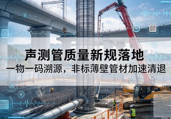 玄武声测管质量新规落地，一物一码溯源，非标薄壁管材加速清退